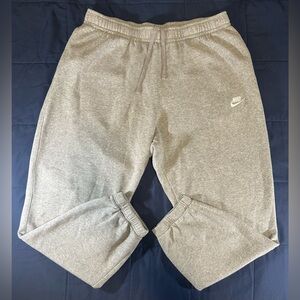 Nike Sportswear Club Fleece Joggers Tapered Men's 2XL Gray Sweatpants BV2737-063